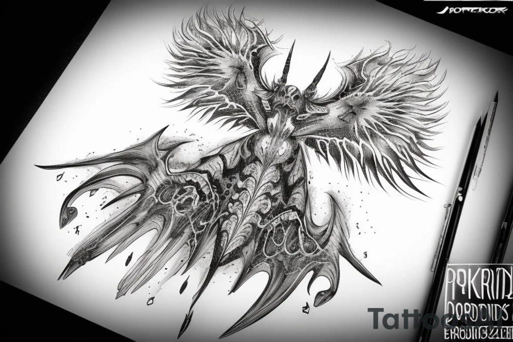 kralkatorrik mordremoth jormag soo-won primordus Zhaitan tattoo idea