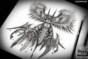 kralkatorrik mordremoth jormag soo-won primordus Zhaitan tattoo idea