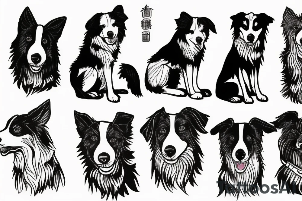 Border COllie tattoo idea