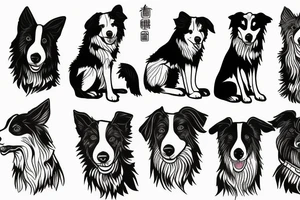 Border COllie tattoo idea
