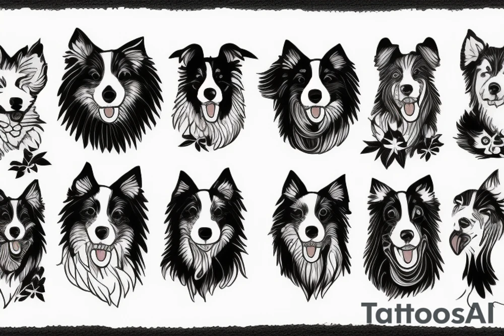 Border COllie tattoo idea