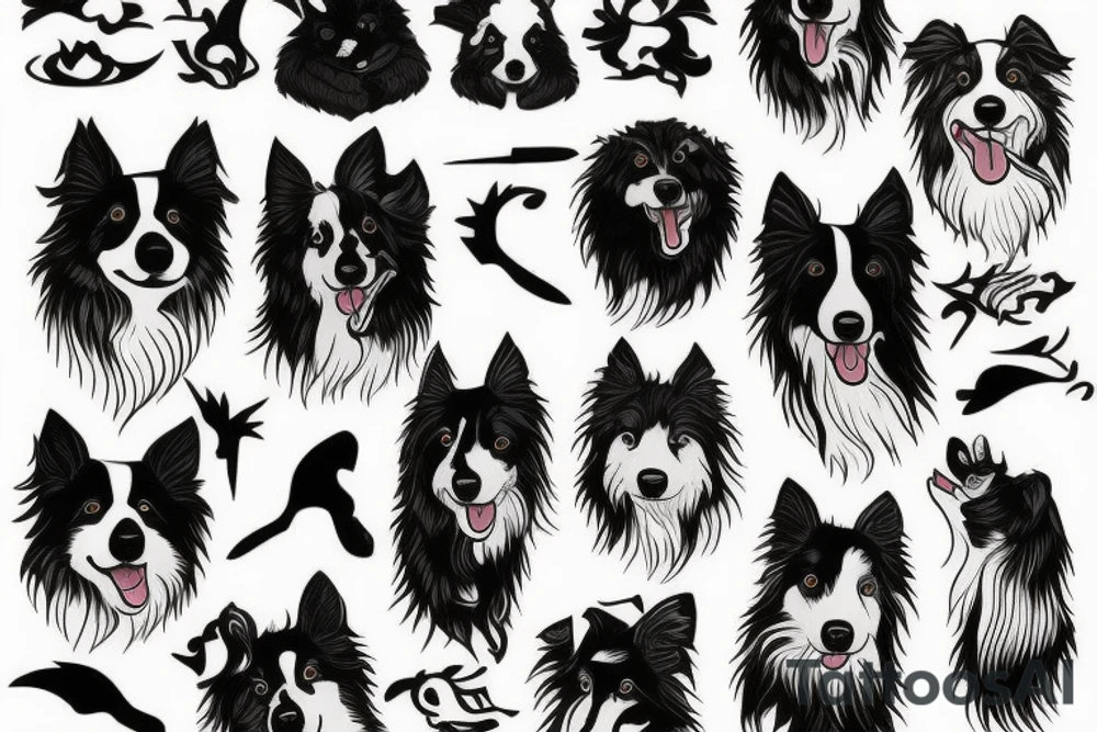 Border COllie tattoo idea