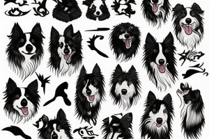 Border COllie tattoo idea
