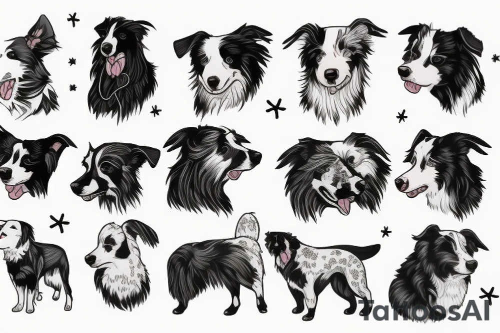 Border COllie tattoo idea