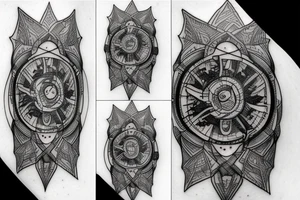an AI themed tattoo tattoo idea