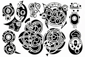 an AI-themed tattoo tattoo idea
