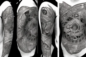 an AI-themed tattoo tattoo idea