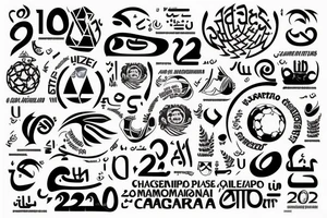 argentina world champion qatar 2022 tattoo idea