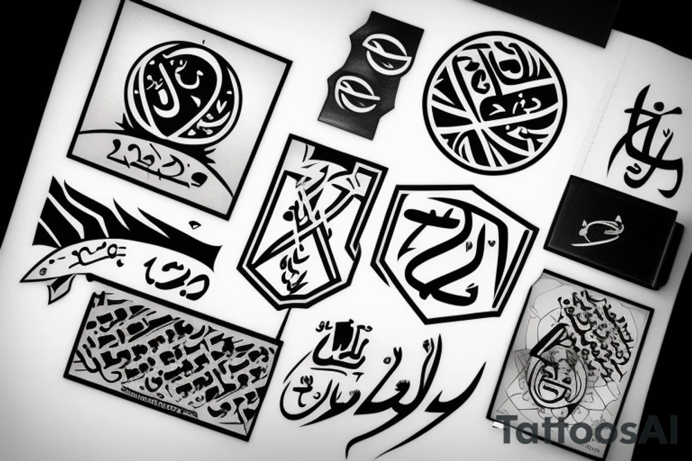 qatar 2022 tattoo idea