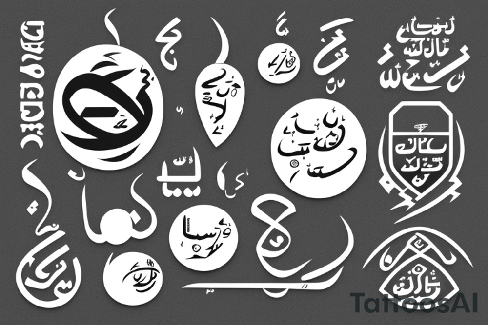 qatar 2022 tattoo idea