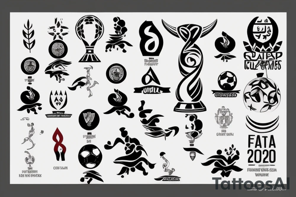 FIFA World Cup Qatar 2022 tattoo idea