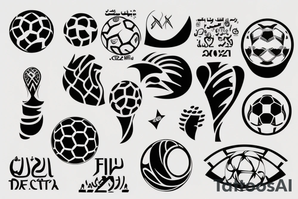 FIFA World Cup Qatar 2022 tattoo idea