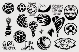 FIFA World Cup Qatar 2022 tattoo idea