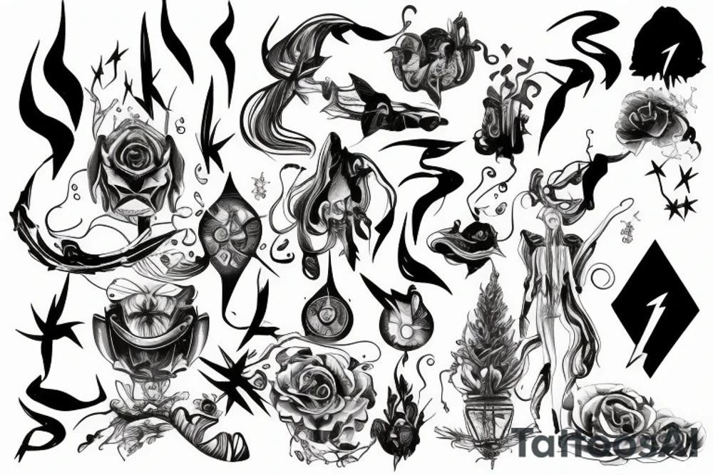 Lightning tattoo idea