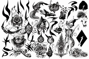 Lightning tattoo idea