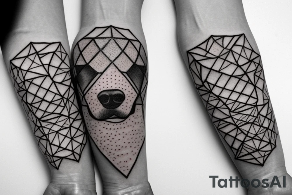 Two dogs sleeping tattoo idea