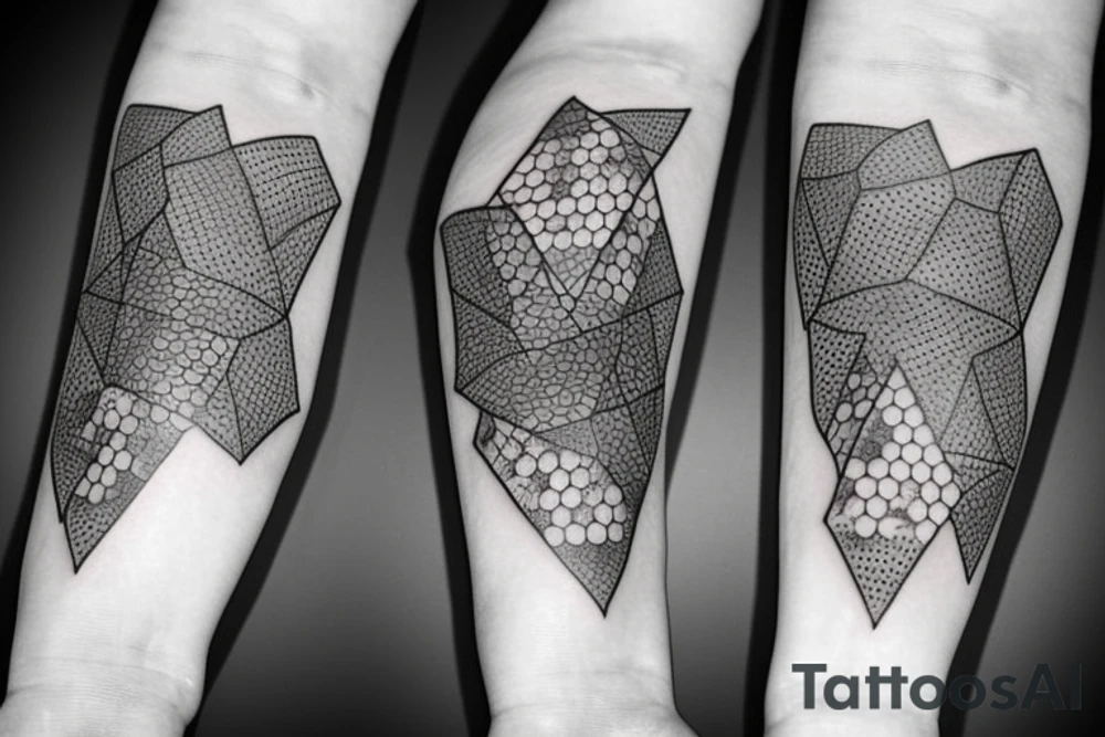 honeycomb tattoo idea