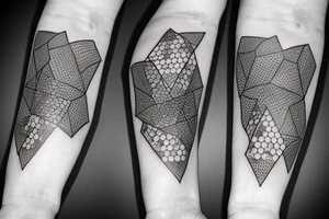 honeycomb tattoo idea