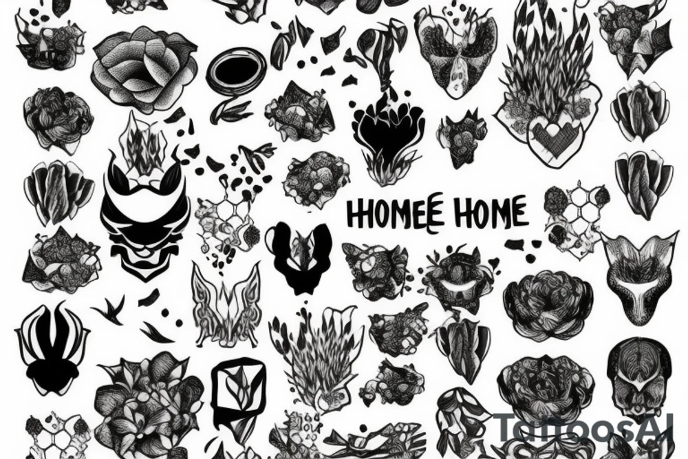 honeycomb tattoo idea