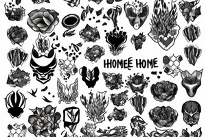 honeycomb tattoo idea