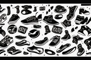 Keep your eyes to the sky never glued to your shoes tattoo idea
