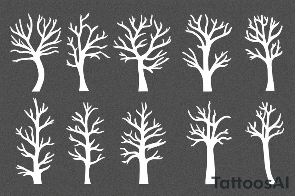 Two trees tattoo idea
