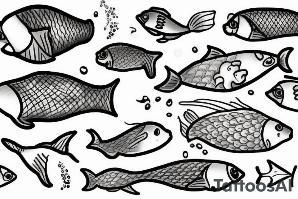 stoner fish tattoo idea