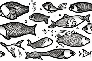 stoner fish tattoo idea