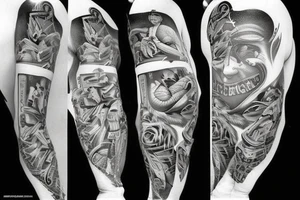 It is the word "Coordination". It gives reference to athleticism. fades on edges tattoo idea