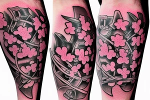 Cherry blossom tattoo idea