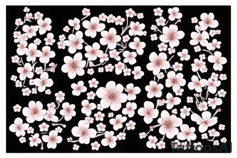 Cherry blossom tattoo idea