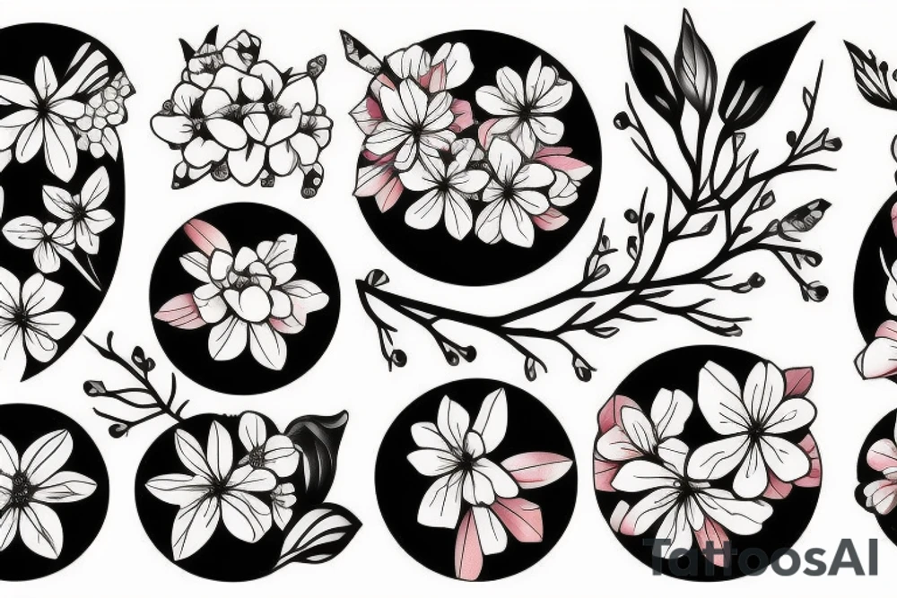 Cherry blossom tattoo idea