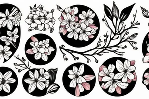 Cherry blossom tattoo idea