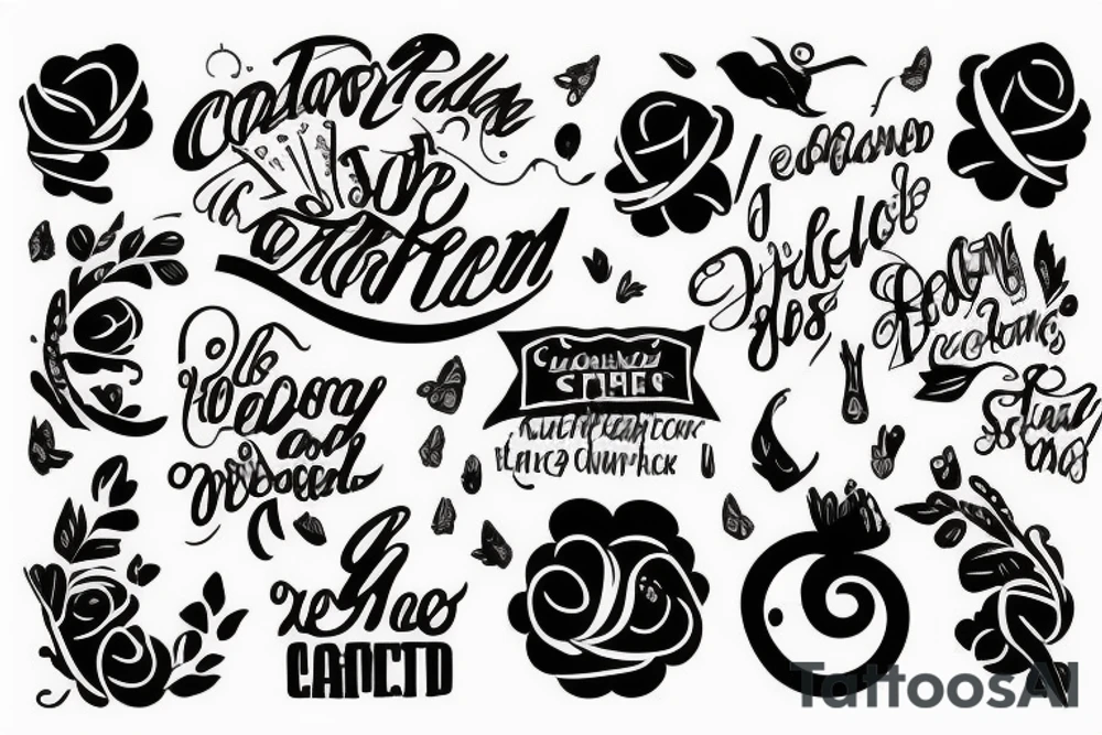 Coordination tattoo idea