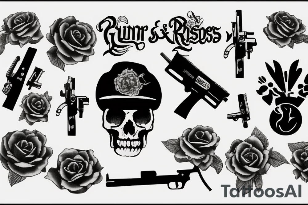 Guns n roses tattoo idea