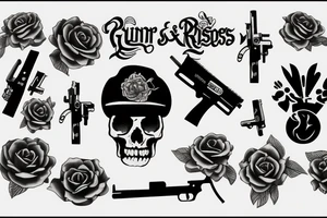 Guns n roses tattoo idea