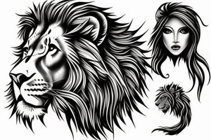 Lion tattoo idea