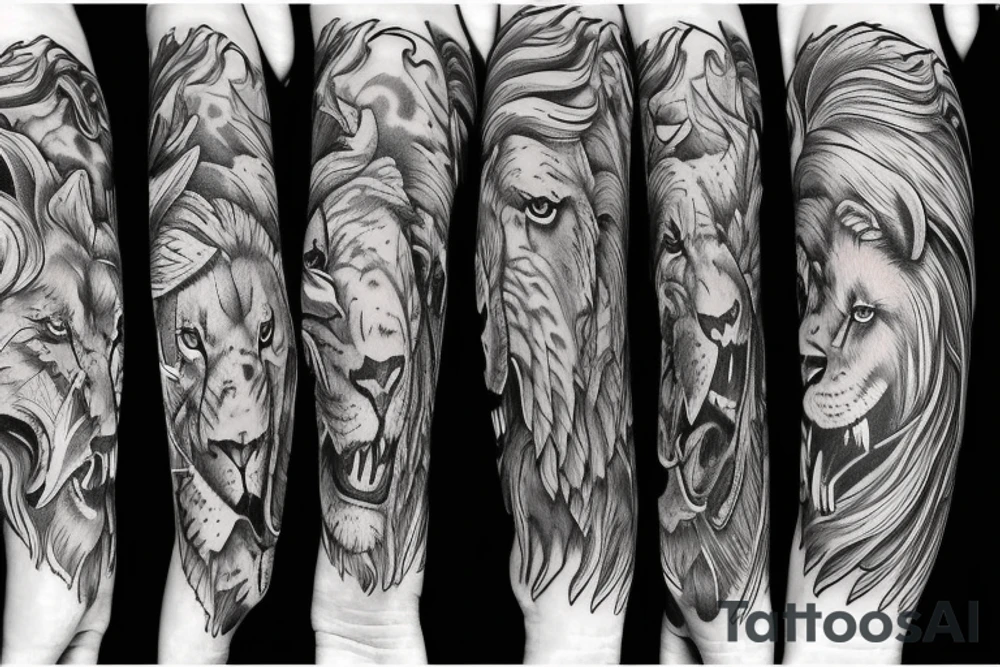 Lion tattoo idea