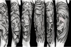 Lion tattoo idea