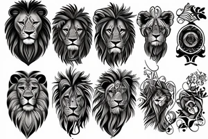 Lion tattoo idea