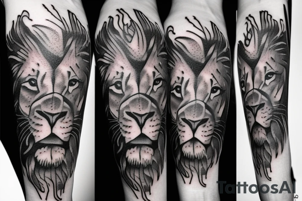 Lion tattoo idea