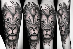 Lion tattoo idea