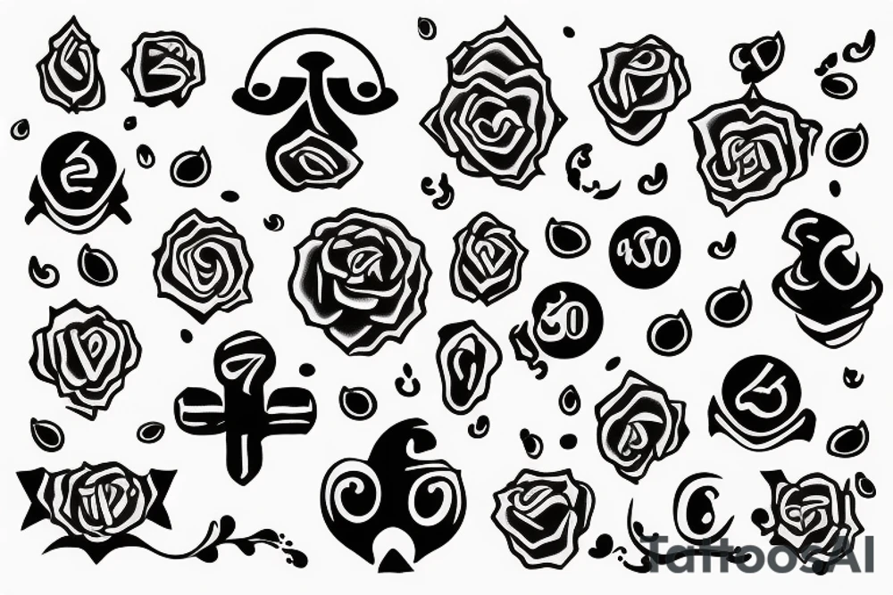 Christian semicolon tattoo idea
