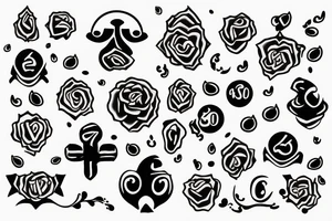 Christian semicolon tattoo idea