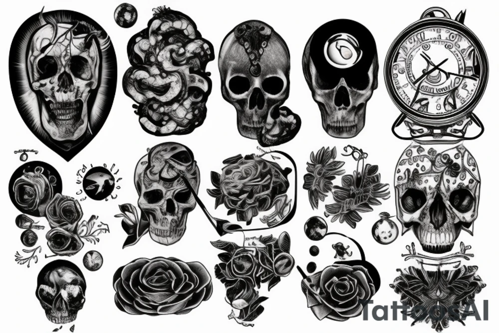 Physician and planets tattoo idea