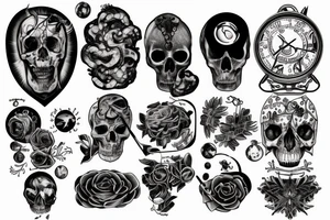 Physician and planets tattoo idea