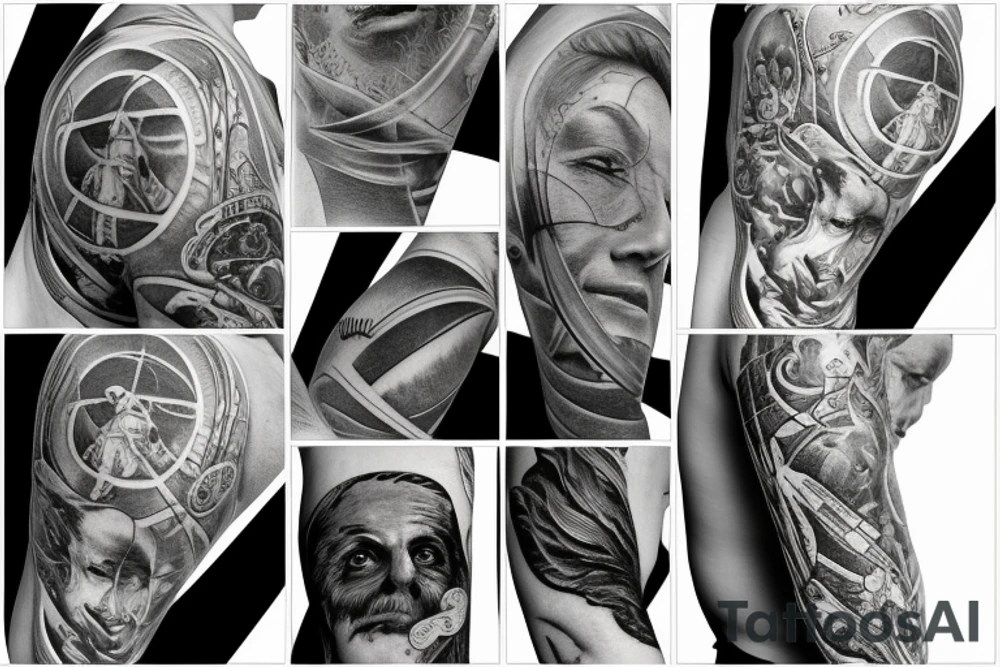 Physician and planets tattoo idea