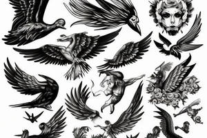 Icarus tattoo idea
