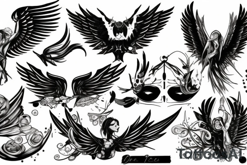 Icarus tattoo idea