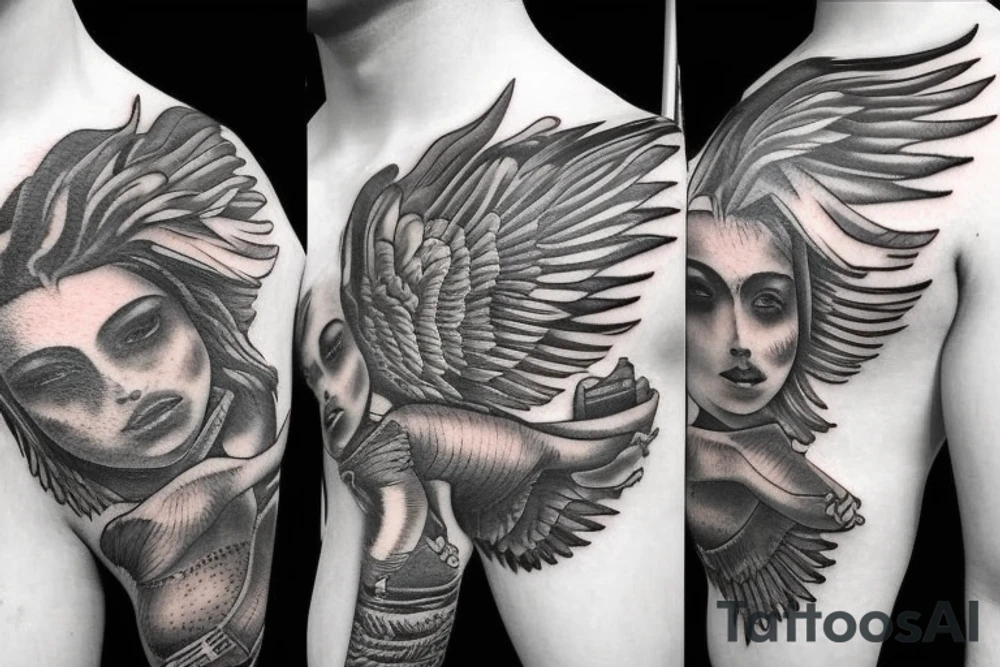 Icarus tattoo idea